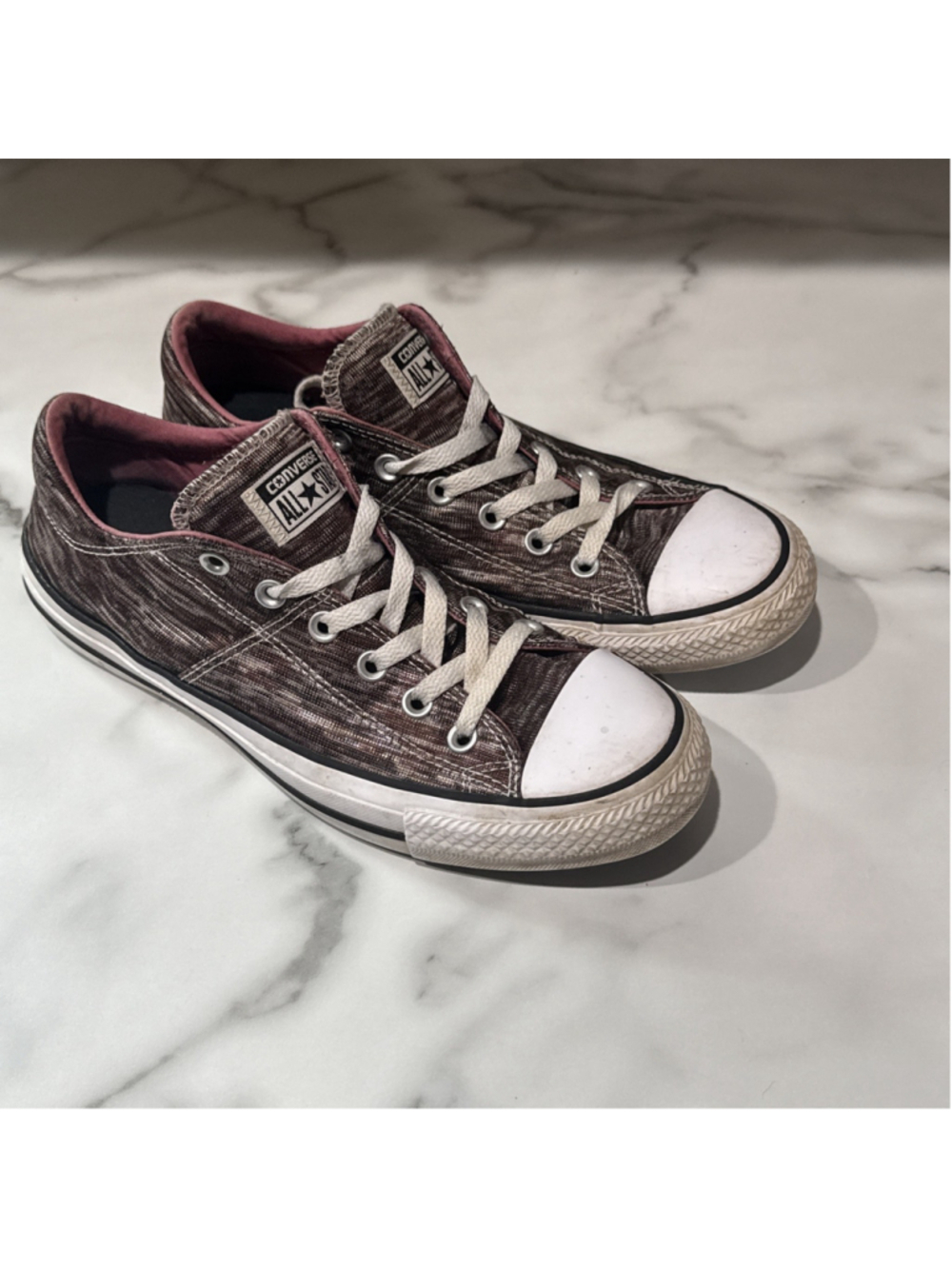 CONVERSE MADISON Port All Star Burgundy Women's Low Top Sneakers Sz 10 Shoes